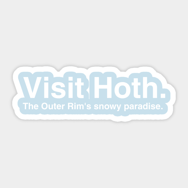 Star Wars Visit Hoth Sticker by Screenaholic